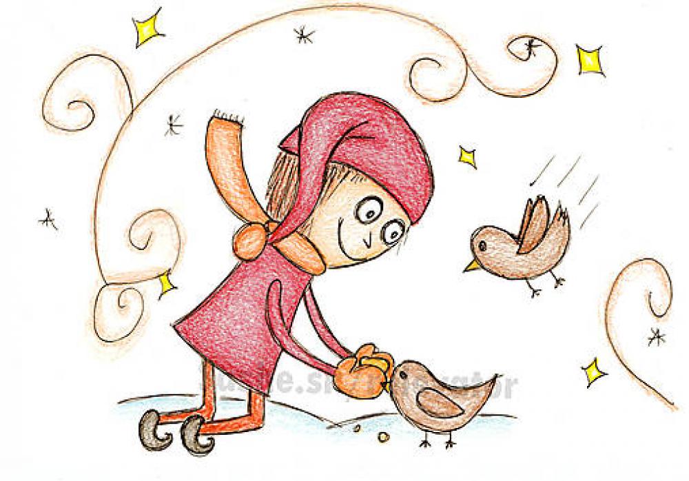 Kŕmenie vtáčikov v ŠKD