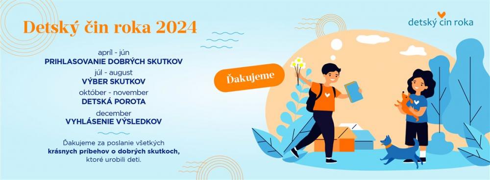 Detský čin roka - hlasovanie