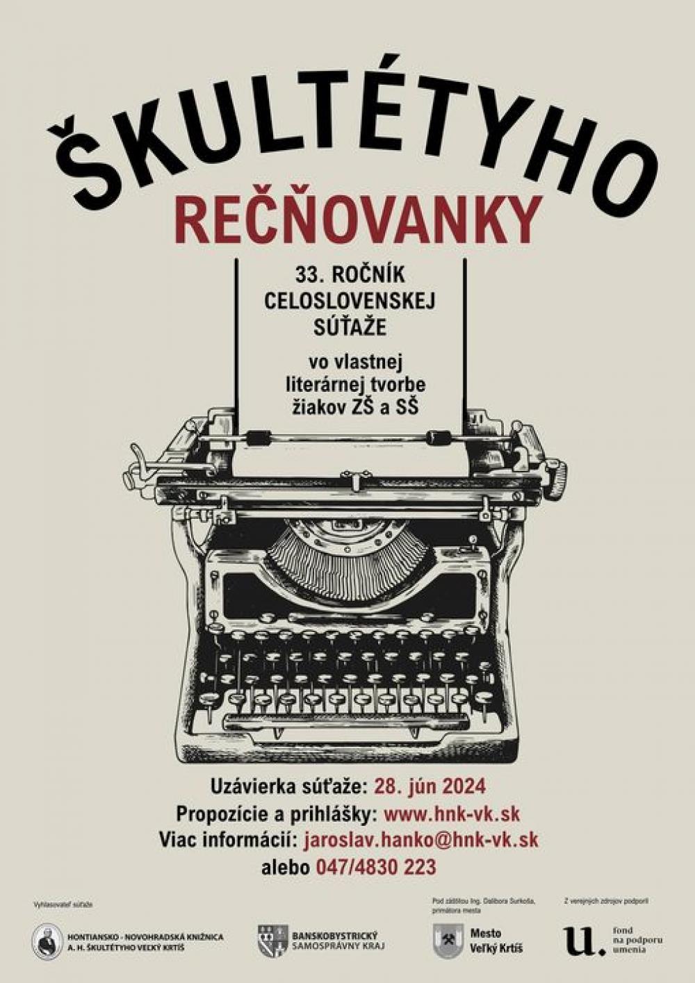 Škultétyho rečňovanky 2024