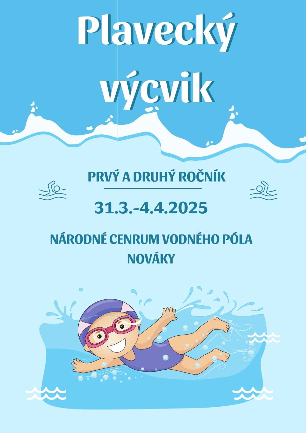 Plavecký výcvik žiakov 1. a 2. ročníka 