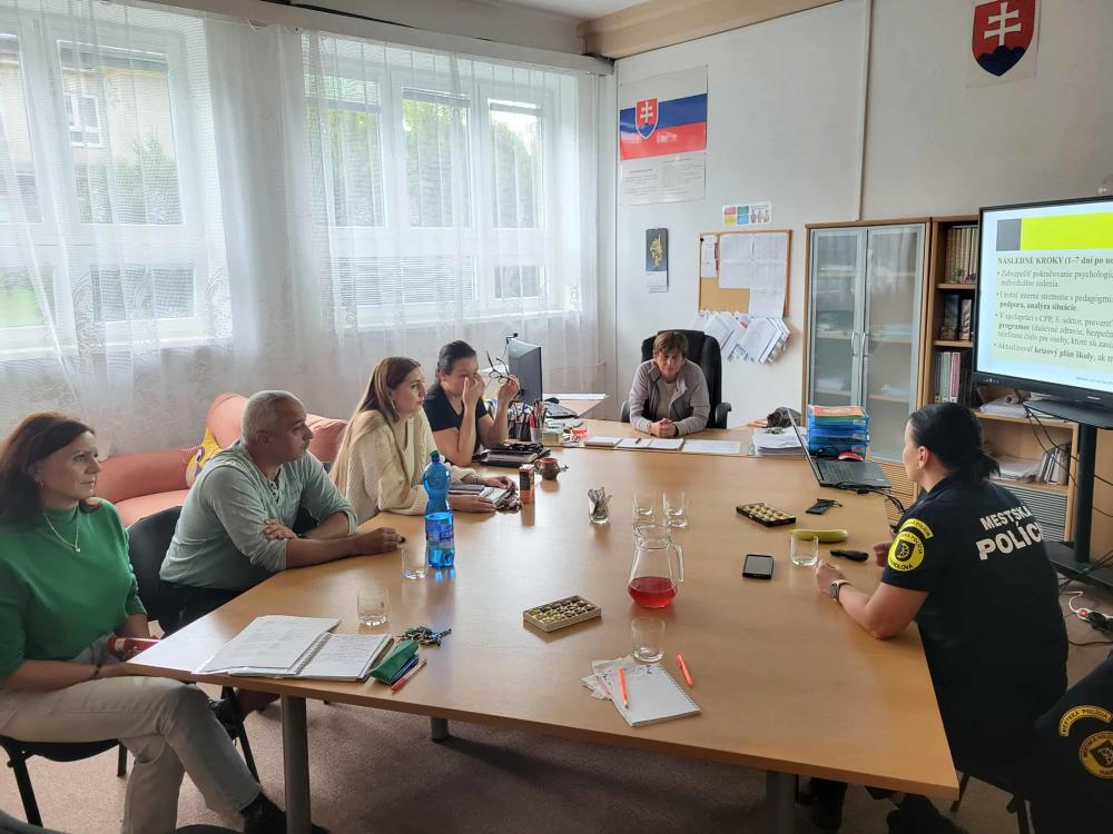 Stretnutie intervenčného tímu