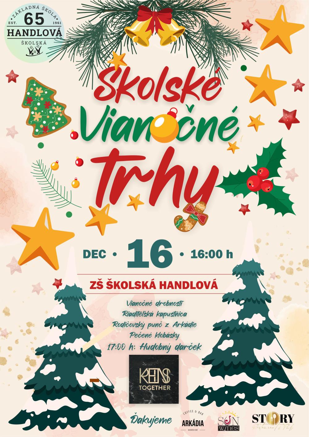 Školské vianočné trhy 2025