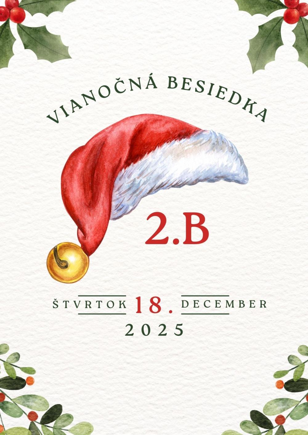 Vianočná besiedka v 2.B