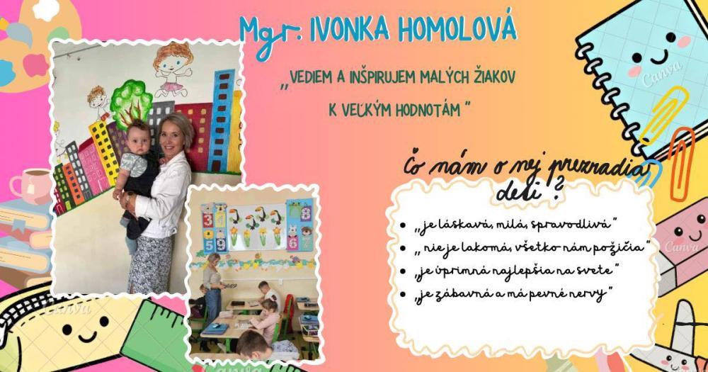 Budúca pani učiteľka prváčikov 