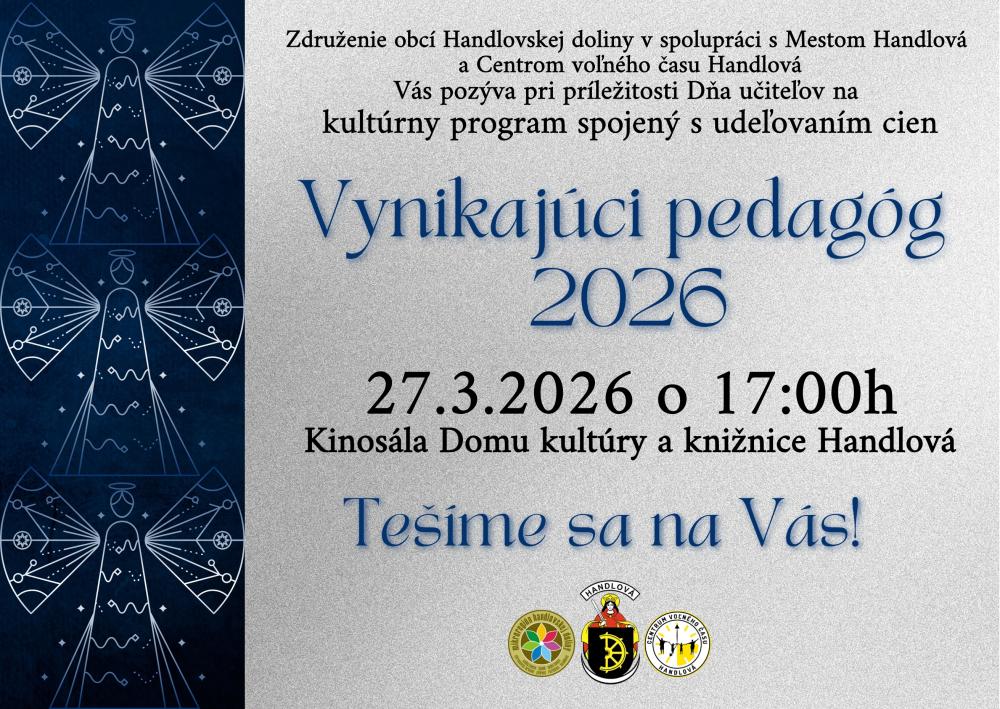 Vynikajúci pedagóg 2026